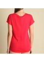Fashion Friends Kadın Kırmızı Baskılı Tişört 9Y0300B1
