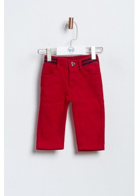 BG Baby Erkek Bebek Kırmızı Pantolon 3636BBG1221