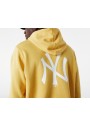 New Era Unisex New York Yankees League Essential Pastel Sarı Hoodie Sweatshirt