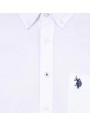 U.S. Polo Assn. Erkek Beyaz Kısa Kollu Gömlek G081GL004.000.1363425.VR013
