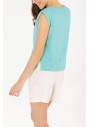 U.S. Polo Assn. Kadın Yeşil O Yaka Regular Fit T-Shirt 1576405