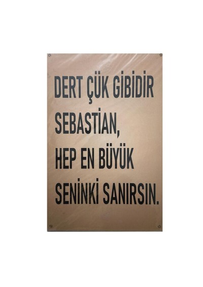 Ahşap Tablo Özlü Sözler 20x30cm