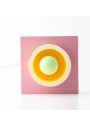 Womodesign  Donut Beton Masa Lambası Sarı Pembe