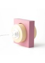 Womodesign  Donut Beton Masa Lambası Sarı Pembe