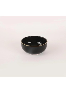 Keramika Ege Siyah Gold Çorba Kasesi 12cm