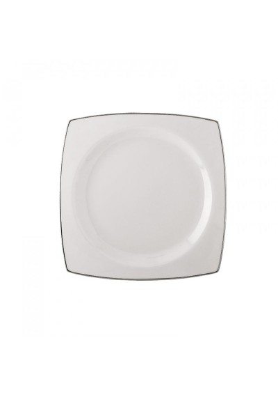 Karaca Bone Collection Platin Kare Tatlı Tabağı