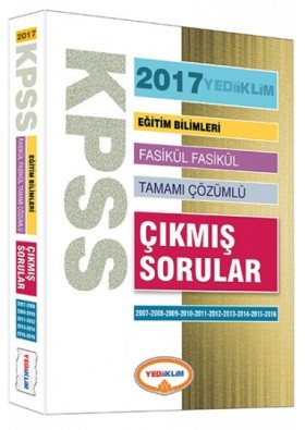 2017 KPSS Eğitim Bilimleri 2007-2016 Tamamı Çözümlü Fasikül Çıkmış Sorular Yediiklim Yayınları