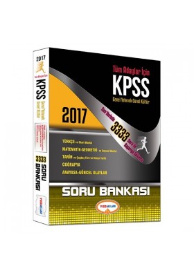 2017 KPSS Genel Kültür Genel Yetenek 3333 Soru Bankası Yediiklim Yayınları