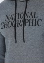 National Geographic Odin Kapüşonlu Antrasit Melanj Erkek Sweatshirt 5002712589