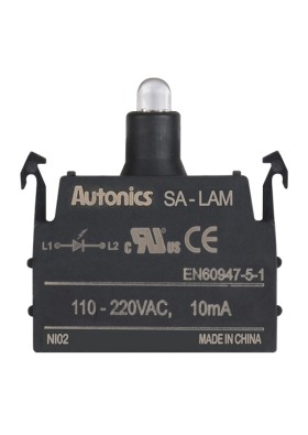 Autonıcs Sa-la Beyaz-110/220vac Buton Lamba