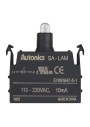 Autonıcs Sa-la Beyaz-110/220vac Buton Lamba