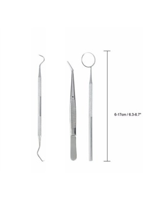 TQT Stainless Steel Profesyonel Diş Hekimi Tartar Sökücü Paslanmaz Çelik Seti