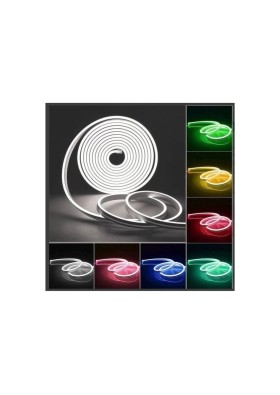 Azul 220V Animasyonlu Rgb Neon Şerit LED 5mt