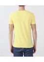 PointBack V Yaka Düz Sarı Erkek T-shirt 22y5310