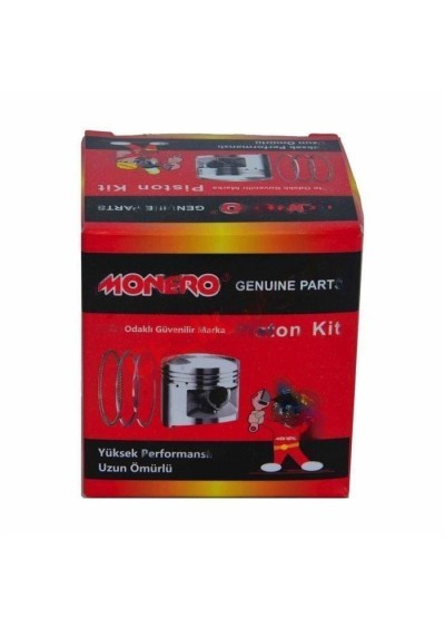 Monero Piston - Segman Takımı [ince Segman] [62 Mm] 13 Perno Cg 53567