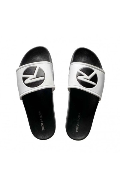 Raru Unisex Terlik Jora Beyaz