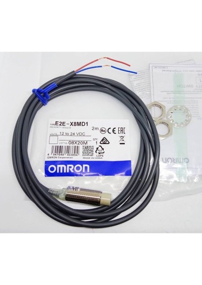 Omron e2e-x8md1 Silindir Endüktif Sensör Algılama Menzili 12 - 24 VDC - 2 Metre