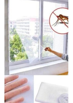 Sin-tak Vivyan Kesilebilir Pencere Sinekliği Cırt Bantlı Yapışkanlı 150cm X 130cm