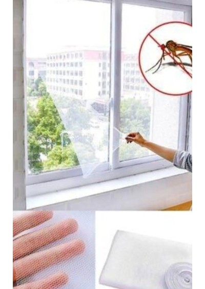 Sin-tak Vivyan Kesilebilir Pencere Sinekliği Cırt Bantlı Yapışkanlı 150cm X 130cm