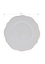 Karaca Romantic Yemek Tabağı Gümüş 21 cm