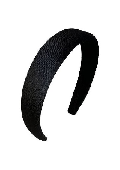 Siyah Kadife Kumaş Kadın Tacı Kadife Taç