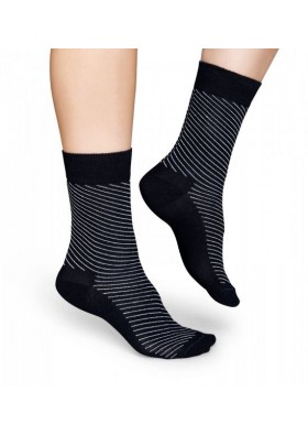 Happy Socks Erkek Çorap 	Hpsdts01-9000 Gri Siyah