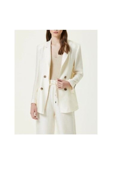 Network Kadın Slim Fit Ekru Ceket 1082256002