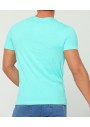 Dirty Blue Koyumint Erkek Likralı Bisiklet Yaka Basic T-shirt DR-223309
