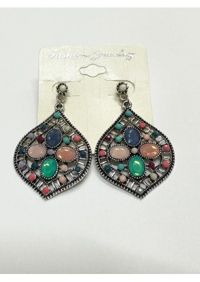 Fashion Jewelry GD9903 Kadın Taşlı Küpe