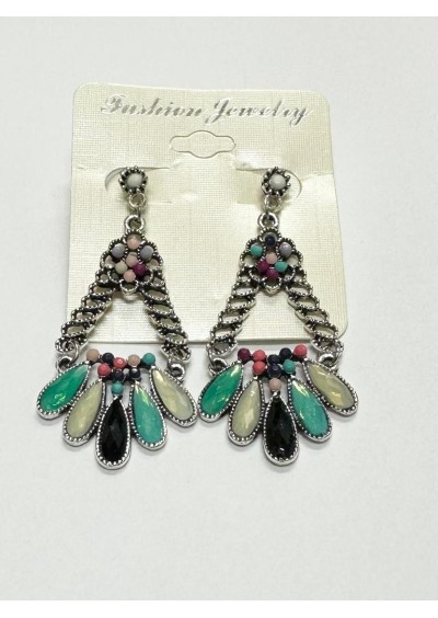 Fashion Jewelry GD9904 Kadın Taşlı Küpe