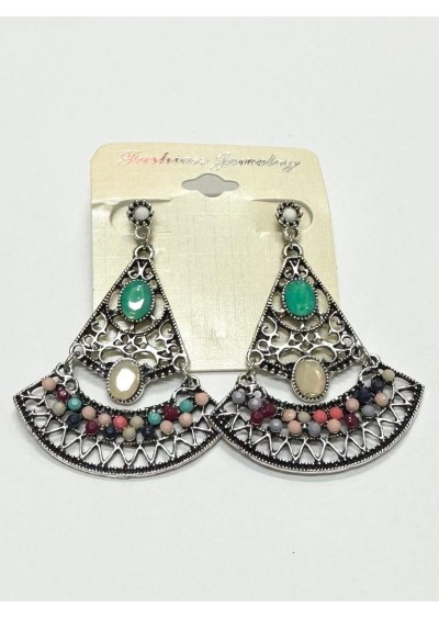 Fashion Jewelry GD9910 Kadın Taşlı Küpe