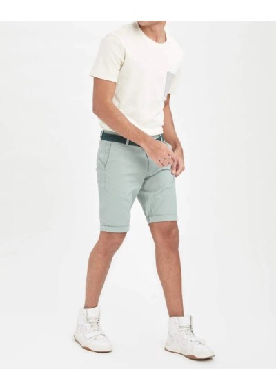Defacto Erkek Slim Fit Kemerli Chino Bermuda N0807AZTR468