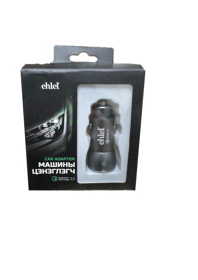 Ehlel 2 Usb Araç Şarj Adaptörü 3.0
