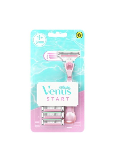 Gillette Venus Start Gövde + 3 Yedek Başlık