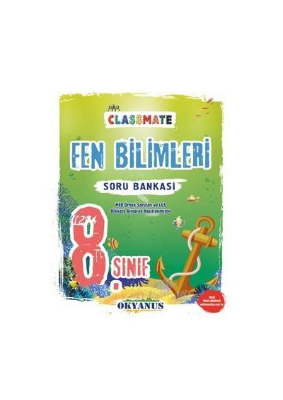 8. Sınıf Classmate Fen Bilimleri Soru Bankası - Okyanus Yayınları