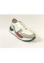 İnci Kadın Sneaker Beyaz Kırmızı Şerit Detaylı Kadın Spor Ayakkabı 7690