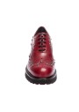 İnci 4482 Hakiki Deri Metal Pul Detaylı Bordo Kadın Ayakkabı 120130003065