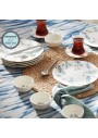 Karaca Bonita Blue 6 Kişilik Kahvaltı Tabağı 19cm