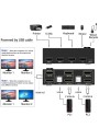 MLEEDA USB HDMI Genişletilmiş Ekran Değiştirici
