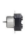Leviton CS6369 50 Amper, 125/250 Volt, Siyah ve Beyaz Kilitli Gömme Priz, Endüstriyel Sınıf