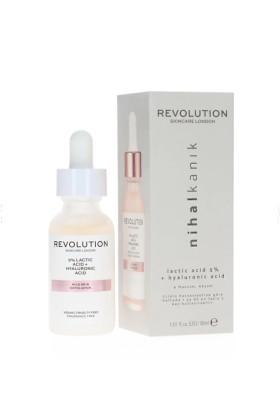 REVOLUTİON SKİNCARE Revolution Skincare X Nihal Kanık %5 Laktik Asit Ve Hyalüronik Asit Serum 30 ml