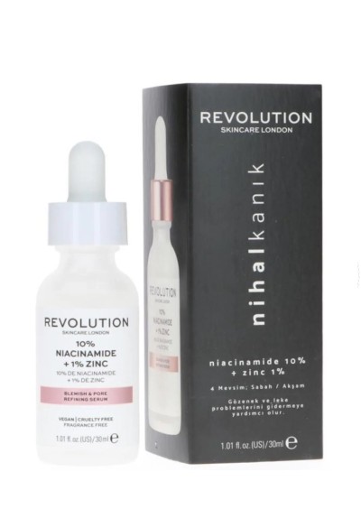 REVOLUTİON SKİNCARE Revolutıon X Nıhal 10% Nıacın & 1% Zınc Serum 30ml