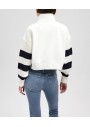Mavi Kadın Yarı Fermuarlı Kol Detaylı Sweatshirt 1s10071-70057