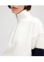 Mavi Kadın Yarı Fermuarlı Kol Detaylı Sweatshirt 1s10071-70057