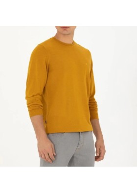 Pierre Cardin Safran Slim Fit Bisiklet Yaka Basic Triko Kazak G021SZ0TK.000.1651989.VR043