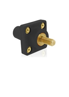 Leviton 16R26-1UE Panel Prizi, Dişi Dişli Saplama, Beyaz, 1 Kutuplu, 400A, 600V, 4/0-2 AWG