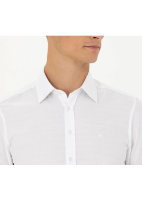 Cacharel Erkek Beyaz Slim Fit Uzun Kollu Gömlek G051SZ004.SO0185.1405233