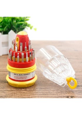 Hua Jun Tools 31 Parça Mini Tornavida Seti