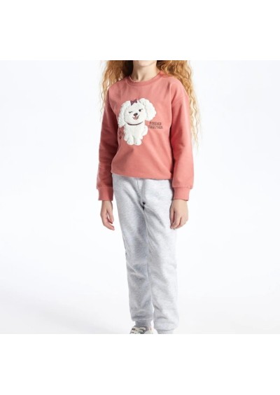 LCW Kids Beli Lastikli Basic Kız Çocuk Jogger Eşofman Altı W31917Z4