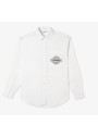 Lacoste Kadın Relaxed Fit Beyaz Gömlek CF2404.04B